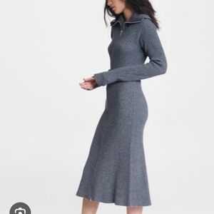 rag & bone Charcoal Long Sleeve Dress